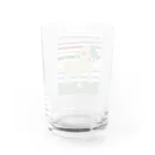 DOG DOG DOGのぶち犬 Water Glass :back