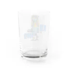 nidan-illustrationの“BLUE POWER” Water Glass :back