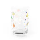 きたいのぞみ(ki)のパターンだんごうお Water Glass :back