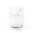 ナタコデデの赤メガネ娘 Water Glass :back