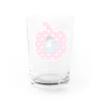 usa100のリンゴ型　とむふぁ現る Water Glass :back