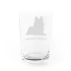 SELECT-1のシェットランドシープドッグ Water Glass :back