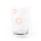 kozukuzukzの椿（赤/白/ピンク） Water Glass :back