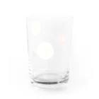 kozukuzukzの椿（白/ピンク） グラス反対面