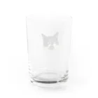 happiness_maiのしかめ面の小豆 Water Glass :back