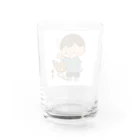 LUKECOGIのコーギー  チラッと Water Glass :back