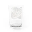 mknya's shopの不機嫌にゃんこ Water Glass :back