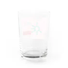 ozkの軽井沢六本辻ラウンドアバウト標札ピンク Water Glass :back
