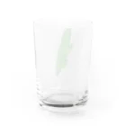 サイドメニューのワニ。 Water Glass :back