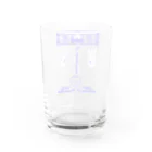 Danke Shoot Coffeeの外帯3(青) Water Glass :back