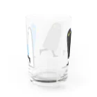 umeumeの走るメジェド Water Glass :back