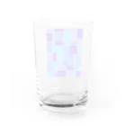 takitateGohanの青と紫 Water Glass :back
