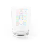 ue☆(ウイ）のシューちゃんのお友達 Water Glass :back