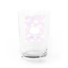 きよのとけてるモチ文鳥 Water Glass :back