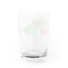 matugeのいっぱい食べるぞティラノ君 Water Glass :back