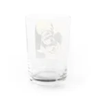 即席出口入口のなあに Water Glass :back