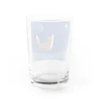 ぶたのたんこぶの夜中のきつね Water Glass :back