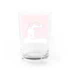 しろくまのかばん屋さん（SUZURI店）のぶちねこさん Water Glass :back