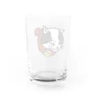 けい房のレトロなねこ Water Glass :back