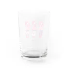 青木光恵のソックスちゃんズ Water Glass :back