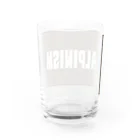 loveapplefactoryのalpinism contour Water Glass :back