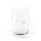 なにぬ猫-YAの＜うちの子＋にくきゅう＊ポートレート＞KHAW & DAOW＆BEA＆LUCKY Water Glass :back
