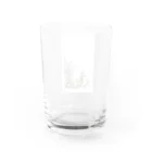 小さなおみやげやさん（SUZURI支店）のきのこと小人と時々カエル（えのき茸） Water Glass :back