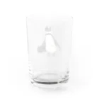 モユズの弓をしまい忘れたペンギン Water Glass :back