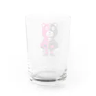 ブリーフ天使のpopbearset Water Glass :back