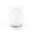 ウサギのウー by NIKUQ WORKSのするってぇと寿司 Water Glass :back