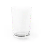 sato.satoさんのネオンカラープラスちょんちょん Water Glass :back