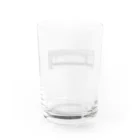 Ende der Weltの駅の表示板 Water Glass :back