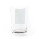 こさばです。の黄昏猫ちゃん Water Glass :back