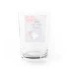 にんにく小豆製作場  のねこさんの願い（なまけたい）n-2 Water Glass :back