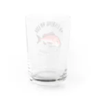 猫と釣り人のMADAI_EB_1CW Water Glass :back