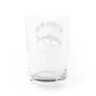 猫と釣り人のHAMACHI_EB_1CW Water Glass :back