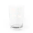 山崎綾子のあれこれのりぼんちょうちょ Water Glass :back