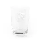 夢める工房の崇拝(モノクロ) Water Glass :back