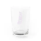 でおきしりぼ子の実験室のえきせんとりしてぃ-ろご(たて） Water Glass :back