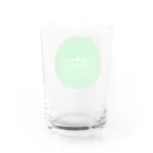 COCOROの館のお店のロゴ Water Glass :back