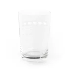 puikkoのノルディック柄　猫2 Water Glass :back