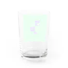 momo_emiのmomo_emi ロゴグッズ Water Glass :back