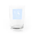 gk_Breath.のボックスロゴ。(Blue) Water Glass :back