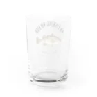 猫と釣り人のMEBARU_EB_2CW Water Glass :back