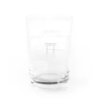 usagiの私は運が良い　神様いつもありがとうございます Water Glass :back