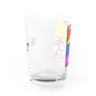theme_musicのthe me !グラス。 Water Glass :back