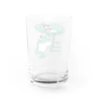 イラスト MONYAAT のオレサマガエル Water Glass :back