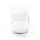 白黒迷彩の配管パンダ Water Glass :back