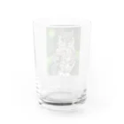 フクロウシホの深淵なミミズク Water Glass :back