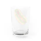 モコジョグラフィックのホットドッグはいかが？ Water Glass :back